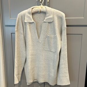Splendid Soft Gray Knit Cardigan